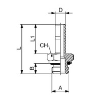 Adaptér pre konektory G1/8z pre hadicu 4 50 600 4-1 / 8