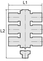 Banjo zásuvná vsuvka 6x fi 10 G3/8" 177.038-10