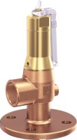 Bezpečnostný ventil príruba-závit s pákou, DN50 Potw = 16 bar 642W.50-16