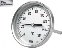 Bimetalový teplomer fi100mm 0-120°C, G1/2, L = 160mm 5212
