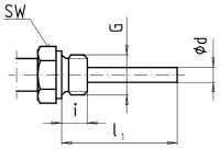 Bimetalový teplomer fi100mm 0-120°C, G1/2, L = 160mm 5212
