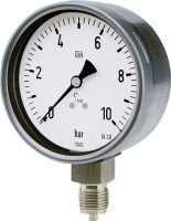 CrNi oceľový manometer G1/2R, 100mm, 0-6bar, ES 4032