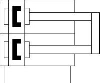 DGTZ-GF-16-10-PA Dvojpiestový pohon FESTO-8100570