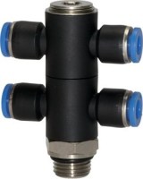 Dvojitá spojka Banjo G1/4 s, pre 12 hadíc, TS 176.014-12