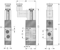 Elektromagnetický ventil K 3/2 NO, G1/4w K32W1S914