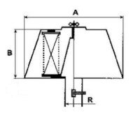 Filter stlačeného vzduchu 4" pre dúchadlá, 1400 m3/h FAT6080