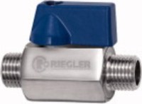 Guľový kohút s krátkou rukoväťou G1/4zz, Nerezová oceľ 1.4401 379.01-ES