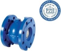 Guľový spätný ventil DN80 PN16 liatina GG25 / NBR prírubový BLZZSK 080