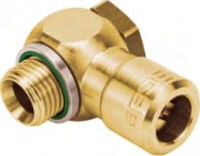 Jednoduché banjo GZ1 / 4 pre 12 hadíc, mosadz; FPM VT2434-0409K