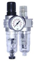 Jednotka úpravy stlačeného vzduchu FR+L s kovovým sklom, rad multifix-mini, závity 1/8", 1/4"