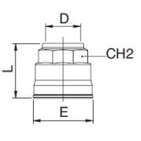 Koncovka Fi-63 Infinity Aluminium system 90610 63AL