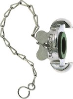 Koncovka zubovej spojky s reťazou, nerezová oceľ EKM V