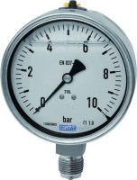 Kyseline odolný manometer. G1/2R, 100 mm, 0-25 barov 749-100