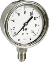 Kyselinovzdorný vákuometer s skr. G1/4R, 63 mm, -1/+5 bar W63R.SW005G14