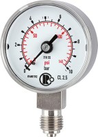 Manometer z CrNi ocele G1/4R, 40mm, 0-40bar 4109