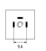 Mini zástrčka s diódou a varistorom 230V AC/DC CEP/0 LV 220