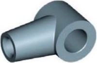 Montáž plynovej pružiny, očko, otvor fi10mm, 25mm, M8 92266