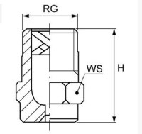 Mosadzná kužeľová tryska G3/8, uhol 45°; 3,70 l/min PNRDCM1370T1