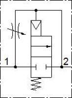 MS4-DL-1/4-Z Ventil pozvoľný rozbeh FESTO-529532
