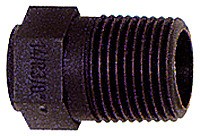 Polyamidová zátka s kónickým vonkajším závitom, PN 10 bar