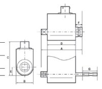 Prevodník krútiaceho momentu a uhla 0,5-5 Nm DRT5 H 5