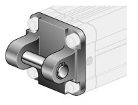 Pripevnenie k valcu ISO 6431/15552, vidlica SKCF D32-100