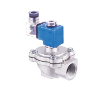 Pulzný solenoidový ventil pre strasenie vreckových filtrov, závitový MVP 2/2 NC 24VDC hliník PN8 Termoplast 3/4"-3"