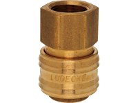Rýchlospojky NW 7.2 s vnútorným závitom - mosadz