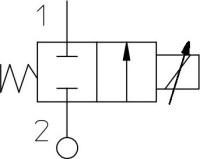 Solenoidový ventil 2/2 NC PROP G1/4 FKM, 0-10 bar, 24V DC 21A2KCV15-10-08024D