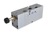 Solenoidový ventil 3/2 NC, tlak 10 barov, G 1/8-G 1/2, AZ Pneumatica, externý pilot