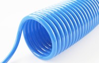 Špirálová hadica 8x6mm, modrá, L = 30m bez koncoviek SC86B30