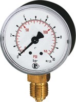 Štandardný manometer G1/4R, 63 mm, 0-25 bar 119-KD