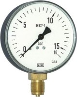 Štandardný manometer M20x1,5R, 100mm, 0-400bar 150/6-M