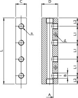 Svorkovnica G3 / 8w-G1 / 4w-6 6047 3 / 8-1 / 4-6