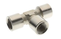 T-kus, WWW, poniklovaná mosadz, max 80 - 150 bar