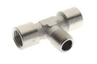 T-kus WZW, poniklovaná mosadz, obrobený, max 80 - 150 bar