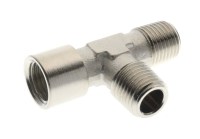 T-kus, WZZ, poniklovaná mosadz, max 80 - 150 bar