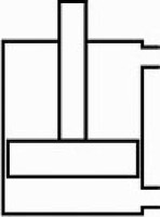 Tlakový valec D12x50 bez magnetu DSK012.0050.01