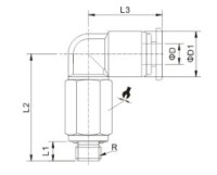 Uhlová vsuvka G3/8z pre hadicu 8, TS 127.038-8