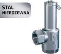 Uhlový parný poistný ventil, nerezová oceľ G3/4" Reg 12-20 bar 417P.20.12-20