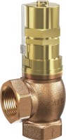 Uhlový poistný ventil pre vzduch bronz G11/2" Reg. 12-20 bar 618.40.12-20