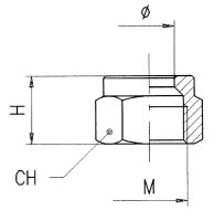 Upínacia matica pre zl. zákrut pre rúrku 4 (M8x1) 10680 4