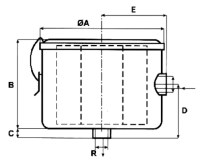 Vákuový filter In-LINE G2 1/2 s papierovou vložkou FLV006/1