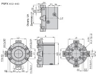 Viacčeľusťové drapáky radu PSFX D63 PSFX063
