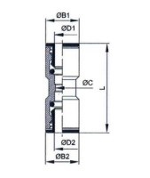 Vsuvka priama pre hadicu 6, MN, FKM 847.006