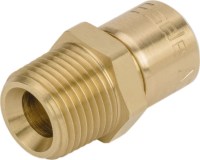 Vsuvka rovná, FPM R1/8 pre 8 hadíc, mosadz VT2631-0206