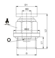 Vsuvka rovná G3/8z pre hadicu 8, MN 122.038-8