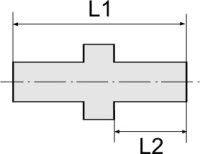 Vsuvka s metrickým závitom M 14 x 1,5 až M 14 x 1,5 290,955