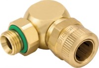 Vsuvka točená voľný priechod G3/8 pre hadicu 10, uhlová VT2540-0608