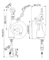 Vyvažovačka 20DFL (12-20 kg) 6158050210